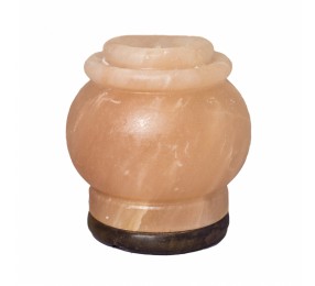 Солевая лампа "Резная"  из гималайской соли с резервуаром для ароматизатора