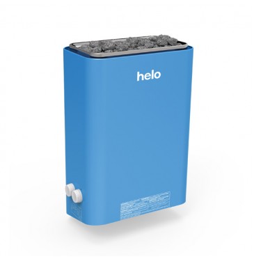 Электрическая каменка Helo Vienna 80 STS (встроенный пульт управления) blue (голубая) 