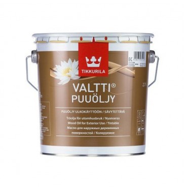 Бесцветное масло Tikkurila VALTTI 2,7 л для террасной доски