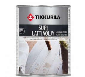 Масло для пола Tikkurila Supi Lattiaolju 0,9 л (во влажных помещениях)
