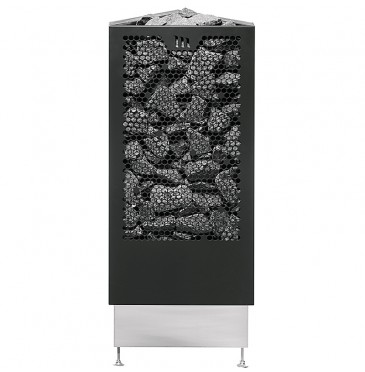 Mondex AURA 9,0 кВт электрическая печь с выносным пультом управления, чёрная