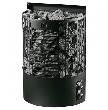 Mondex TENO M 6,6 кВт электрическая печь со встроенным механическим управлением, черная